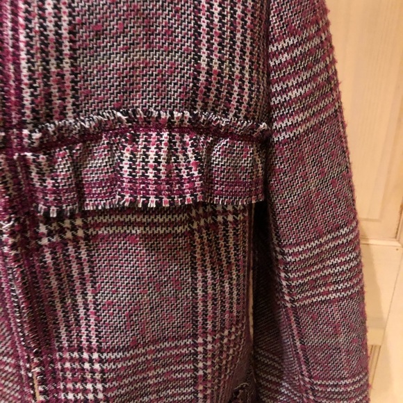 PLEIONE BLAZER RUFFLES PLAID GORGEOUS - Picture 2 of 8